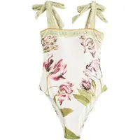 Next Maillot de bain crème / kiwi / vert pastel / baie