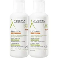 A-Derma EXOMEGA CONTROL Baume émollient anti-grattage 2x400 ml Set(S)