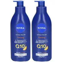 Nivea Lait Nourrissant Fermeté Q10 2x400 ml Soins Corporels