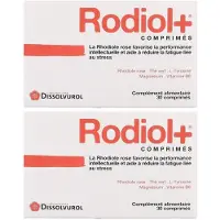 Dissolvurol RODIOL+ Rhodiole rose vitalité mentale 2x30 pc(s) Comprimé(S)