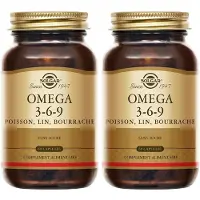 Solgar Omega 3-6-9 - Cardiovasculaire 2x60 pc(s) Capsule(S) Douce(S)