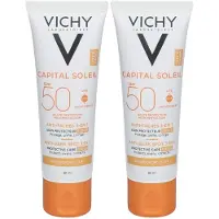 VICHY Capital Soleil Soin anti-tâches teintée SPF50+ Tube 50ml 2x50 ml Crème Protection Solaire