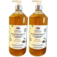 Freesens Gel douche surgras 3 en 1 - Fleur de coton 2x1 l Gel Douche
