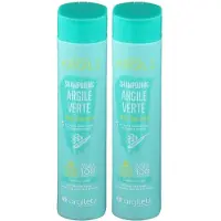 Argiletz Coeur d'Argile Shampoing Argile Verte 2x200 ml Shampooing