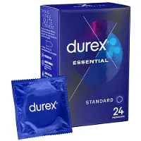 Durex Préservatifs Essential - 24 Préservatifs Extra Lubrifiés - Confort et Sécurité 24 pc(s) Préservatif(S)