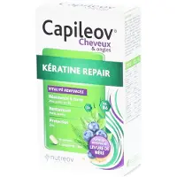 Nutreov Capileov Kératine Repair cheveux ongles levure de bière 30 pc(s) Comprimé(S)