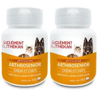 Clément Thékan Arthrosenior - Soulage la douleur liée à l'Arthrose chez le Chien et le Chat - Stimule la régénération du cartilage - Aide à la mobilité articulaire 2x60 pc(s) Comprimé(S)