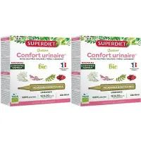 SuperDiet QUATUOR CONFORT URINAIRE BIO - 20 Unidoses de 15 ml - 10% avec le code: 926CE 2x20x10 ml Solution Orale
