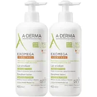 A-Derma EXOMEGA CONTROL Lait émollient anti-grattage 2x400 ml Set(S)