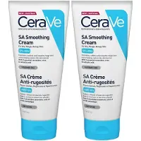CeraVe SA Crème Anti-rugosités pour les peaux très sèches, rugueuses 177 ml 2x177 ml Crème
