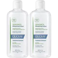 Ducray - Sensinol Shampooing Traitement Apaisant 2x400 ml Shampooing