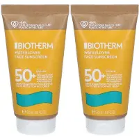 Biotherm WATERLOVER Crème Solaire Visage Anti-Âge SPF50+ 2x50 ml Crème