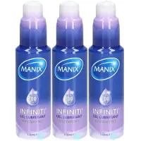 Manix infiniti gel lubrifiant silicone 3x100 ml Lubrifiant(S)