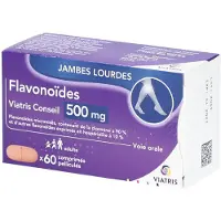 Mylan FLAVONOIDE VIATRIS CONSEIL 500MG COMPRIME PELLICULE 60 pc(s) Comprimé(S)