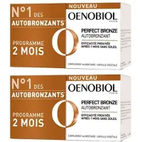 Oenobiol DUO PERFECT BRONZE Autobronzant Complément alimentaire - Lot de 2 x 30 capsules 2x30x2 pc(s) Capsule(S)