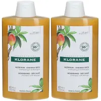Klorane Shampoing à la Mangue 2x400 ml Shampooing