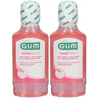 Gum SensiVital+ Bain de Bouche 2x300 ml Bain De Bouche