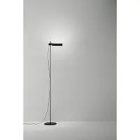 Perenz Lampadaire Led Moderne En Métal Noir Mat, 24W, 3000K-4000K-6000K, Tête De Lampe Orientable Et Réglable, Au Design Minimaliste Et Elégant -
