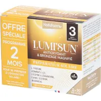 Nat & Form Nat&Form Lumi'Sun Préparateur solaire en gélules 2x30 pc(s) Capsule(S)