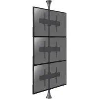 KIMEX Support sol-plafond pour 3 écrans TV 32'' - 75''