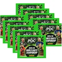 Panini Autocollants du Championnat du monde de fléchettes PDC 2026 - 10 sachets