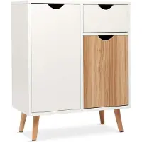 OEM Coffre de rangement, dressoir, dressoir haut, dressoir en bois avec 1 tiroir et 2 portes.