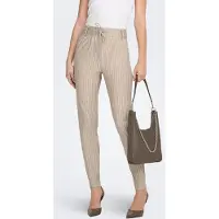ONLY Pantalon à pince 'ONLPoptrash' beige / blanc cassé