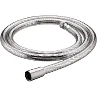 Markenlos Flexible de douche 1,75 m HOS 175CNE01 C Raccord conique standard Facile à nettoyer Chrome