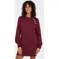 ONLY Robes en maille 'Emma' lie de vin