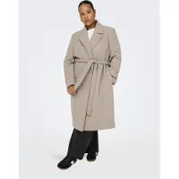 ONLY Carmakoma Manteau mi-saison 'CARALVILDA' beige chiné