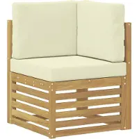 vidaXL Ensemble de meubles de jardin , 10 pièces, blanc et crème, en polyester