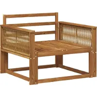 vidaXL Sofa de milieu extérieur Naturel