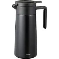 Hario Pichet isotherme à double paroi avec revêtement en céramique, 800 ml – noir