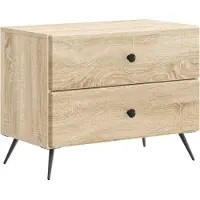 vidaXL Cabinet de chevet avec tiroir Chêne Sonoma 62 x 34,5 x 47,5 cm