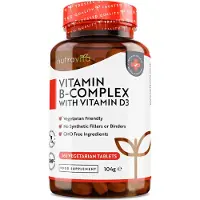 Nutravita Ltd. Complexe de vitamines B avec vitamine D3 NutraVita, 365 comprimés