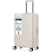 4FLY Valise rigide 68 cm (67 L) en polycarbonate – avec serrure TSA, 4 roulettes doubles pivotantes et poignée télescopique en aluminium, bagage en soute