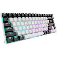 Sharkoon SKILLER SGK50 S3 clavier Gaming USB QWERTY Russe Blanc