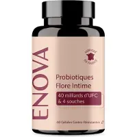 Enova Complément alimentaire pour femmes Probiotiques Flore Intime, 60 gélules