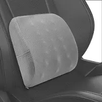 Unyqoos Coussin lombaire ergonomique – Coussin en mousse à mémoire de forme pour le dos, idéal pour la voiture, le bureau et la maison, avec une housse en mesh respirante, amovible et lavable