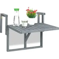 Relaxdays Table suspendue pour balcon RD38392