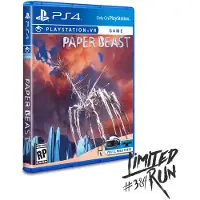 Ps4 Paper Beast Limited Run #384 Import Clair PAL