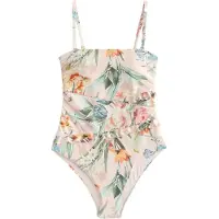 Next Maillot de bain menthe / orange / rose / blanc
