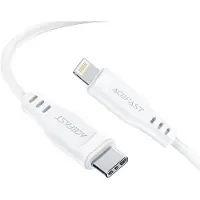 Acefast Cable C3-01 Lightning - Usb-C Pd 30W 3A 480Mb/S 1,2M - Biały