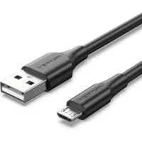 Vention CTIBH Adaptateur USB 2.0 Dad vers Micro-B Dad 2A 2m USB 2.0 (noir)