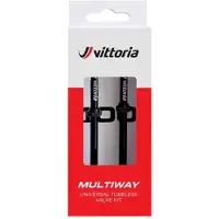 Vittoria MULTIWAY TUBELESS VENTIL ALU 80 mm - Kit de valves léger pour pneus tubeless...
