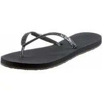 Reef Claquettes / Tongs 'Stargazer' noir / argent