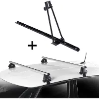 VDP Porte-vélos ORION + barres de toit EVO ALU compatibles avec Peugeot 205 5 portes 1983-1998