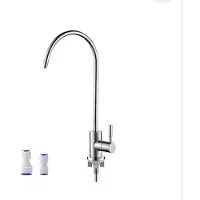 Ibergrif : robinet de cuisine rotatif en acier inoxydable