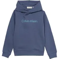 Calvin Klein Jeans Sweat 'Logo' aqua / bleu foncé