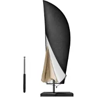 OEM Protection anti-UV résistante au vent et à l'eau pour parasols de jardin à mât télescopique
